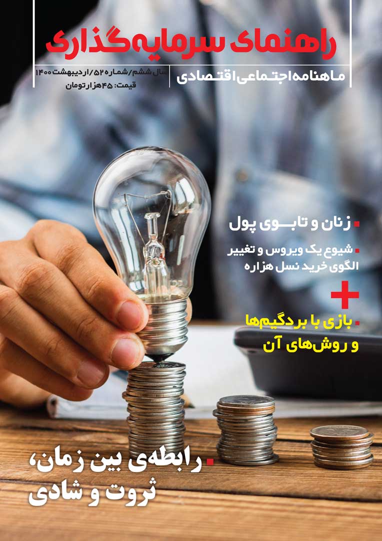 جلد مجله راهنمای سرمایه‌گذاری اردیبهشت ۱۴۰۰